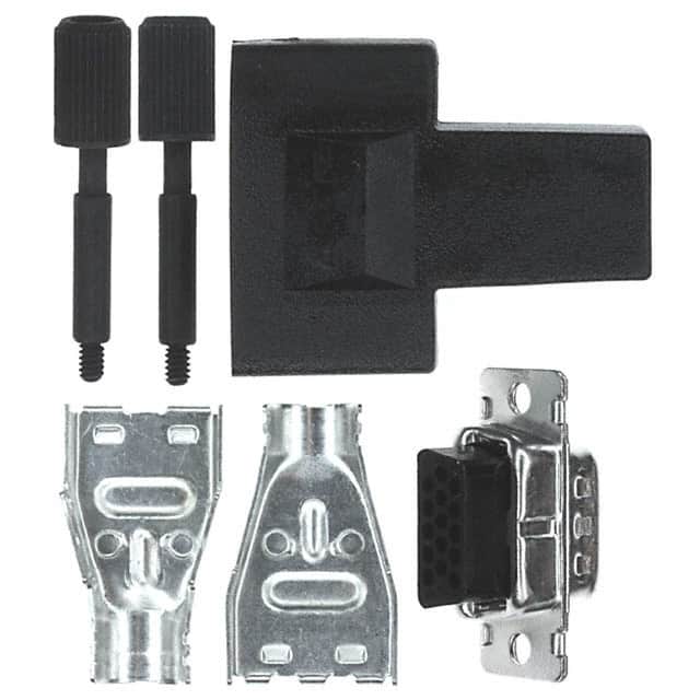 748473-1 TE Connectivity AMP Connectors  Alloggiamenti per connettori D-Sub a forma di D